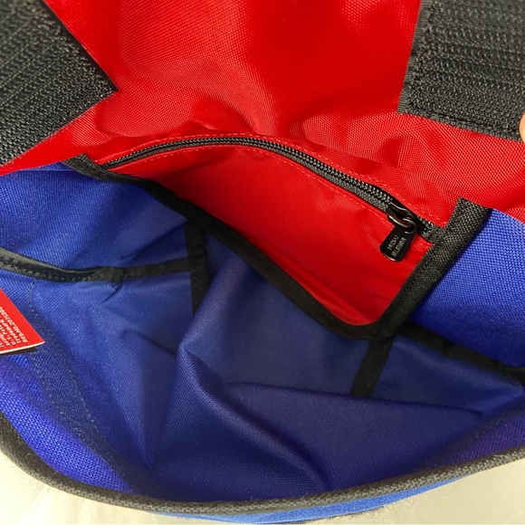 Manhattan Portage Messenger Bag Hook & Loop Closure Zip Pocket Royal Blue NWT - Picture 8 of 11